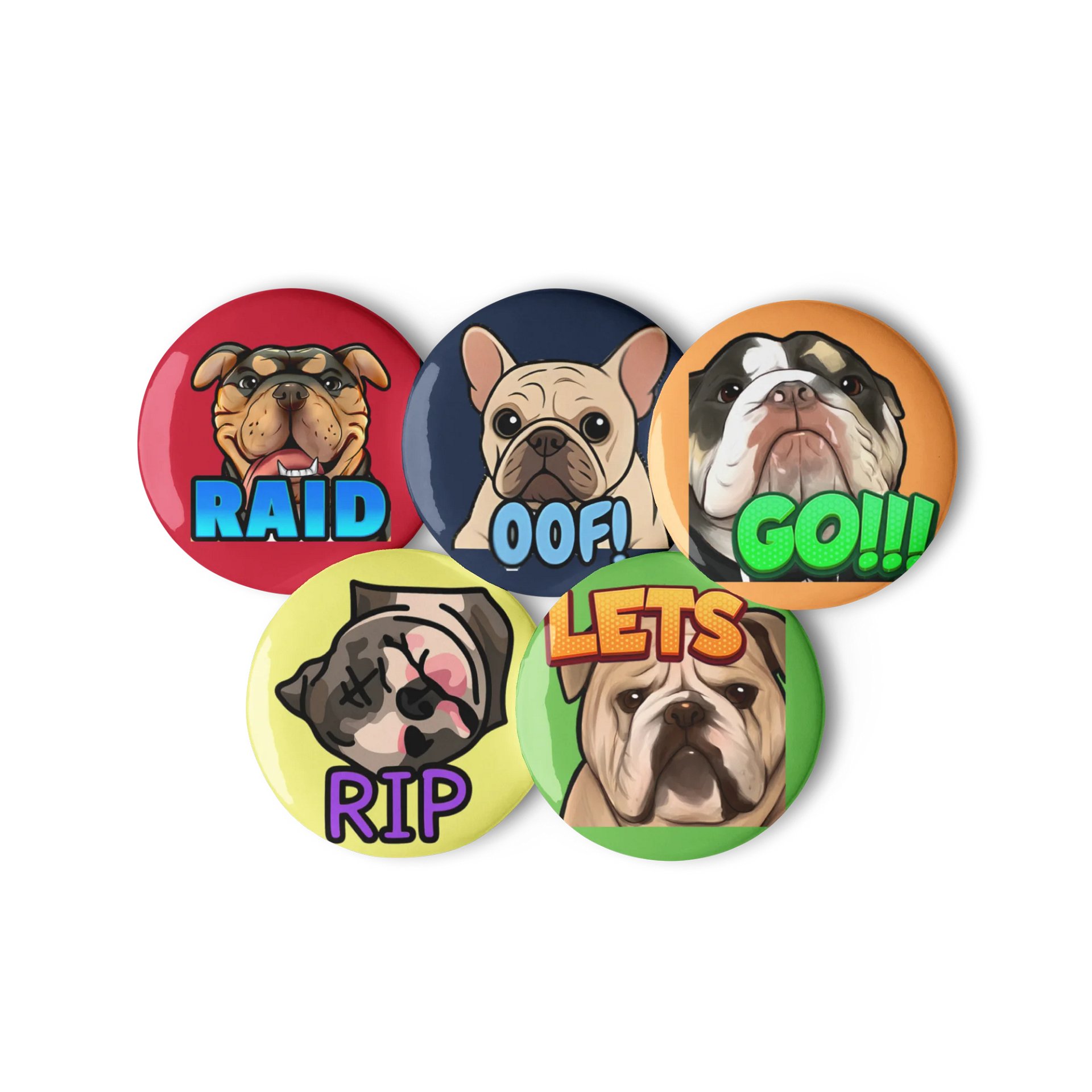 Straightedge Monster Button Pack 2 product image (2)
