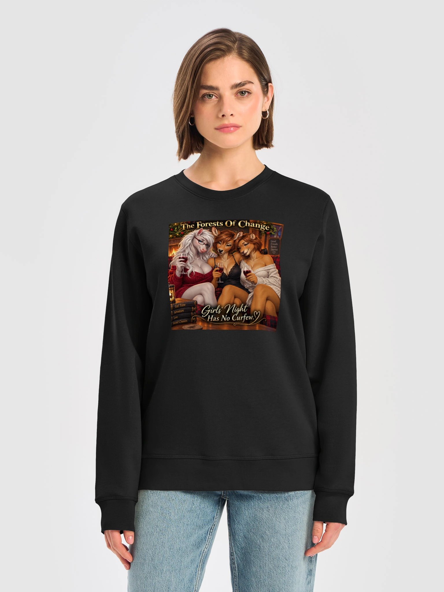 Girl's Night Jamestown Sweat Shirt. product image (5)