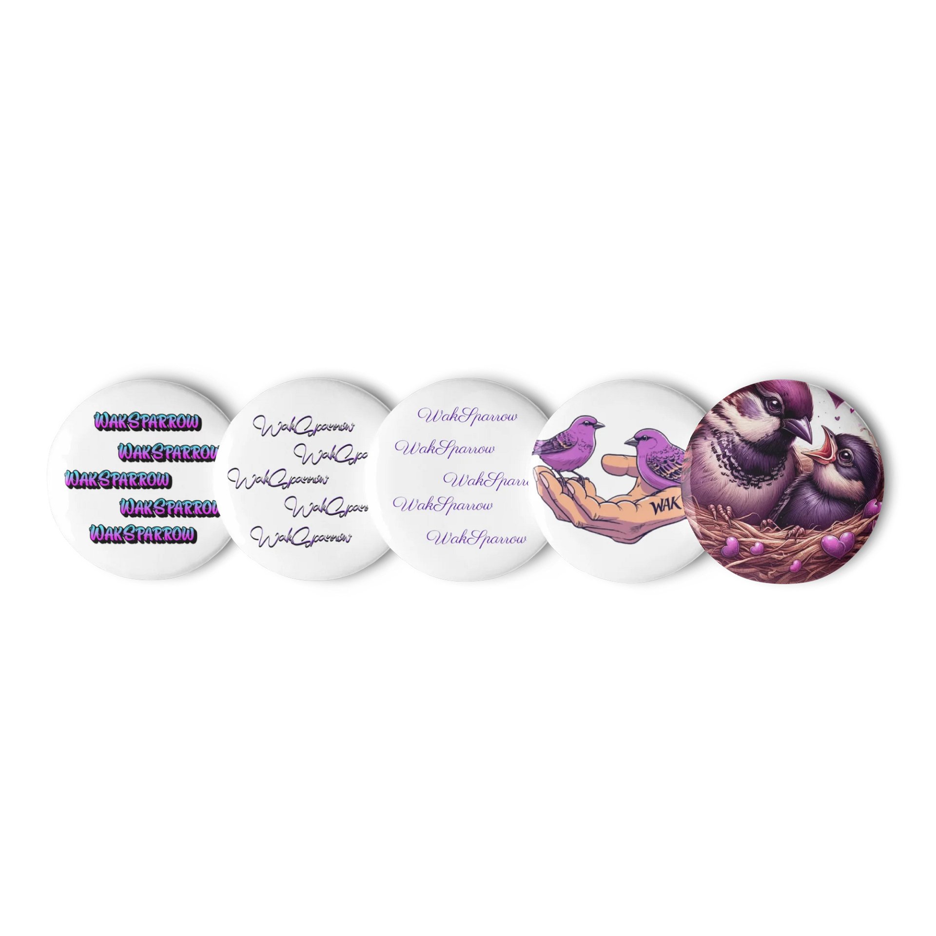 WAK SPARROW Pin Button Set product image (1)