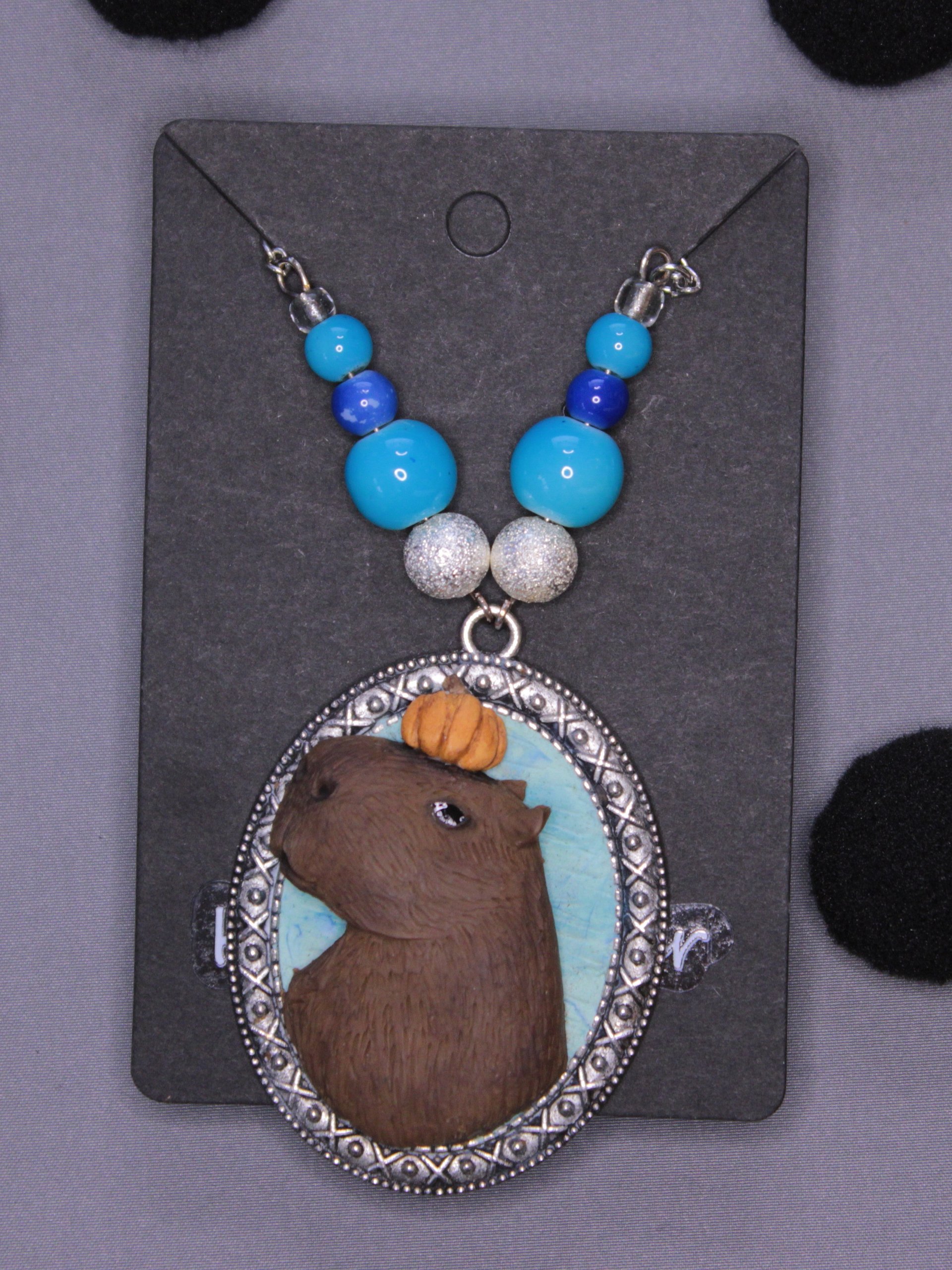 Capybara Necklace Pendant product image (1)