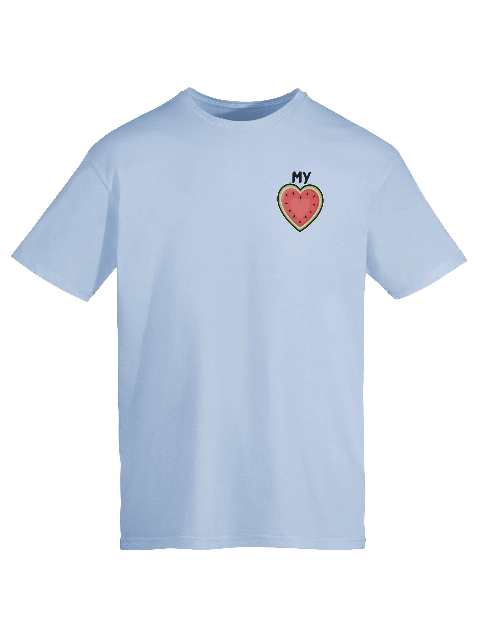 "My Heart" Palestine Watermelon T-Shirt product image (35)