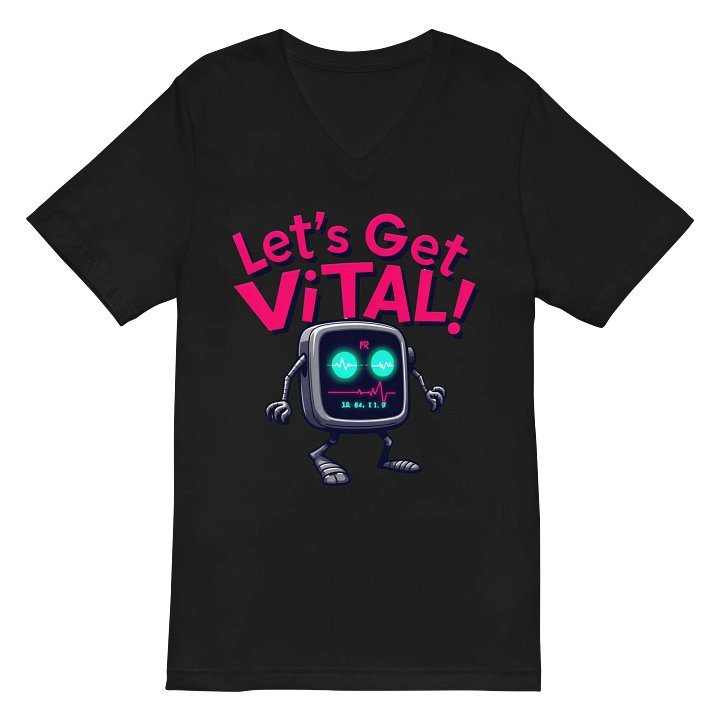 Vital Signs Robot V-Neck Tee product image (3)