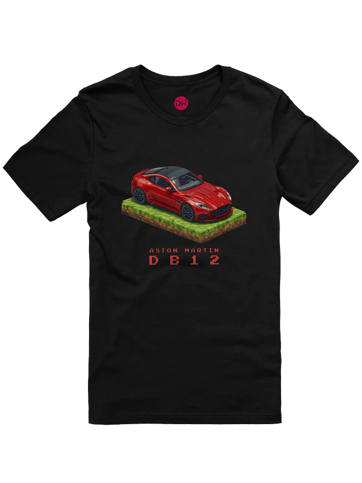 Orange Aston Martin DB12 Shirt (Pixel, Retro, Minecraft) product image (3)