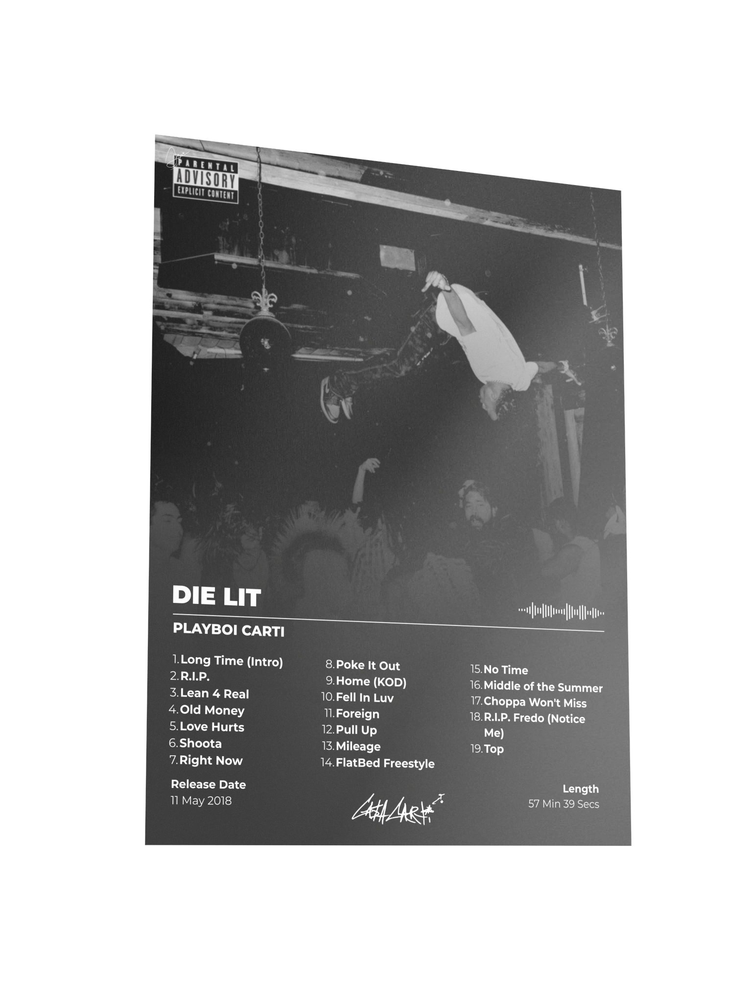 Die Lit Album Cover Poster product image (6)