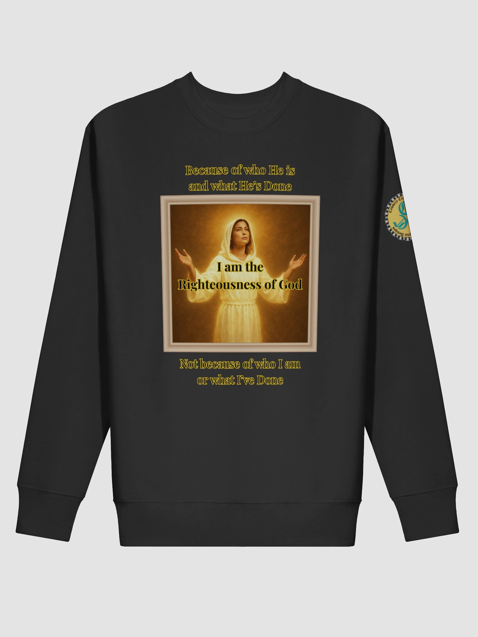 I am the Righteousness of God (Female) Cotton Heritage Premium Sweatshirt product image (16)