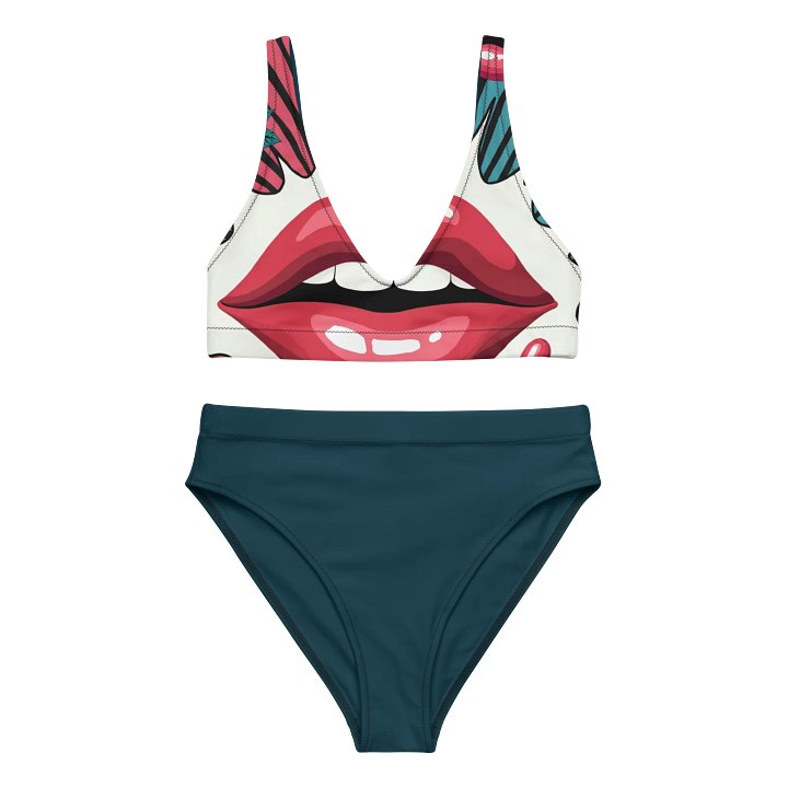 Pop Art Passion High-Waisted Bikini Set product image (1)