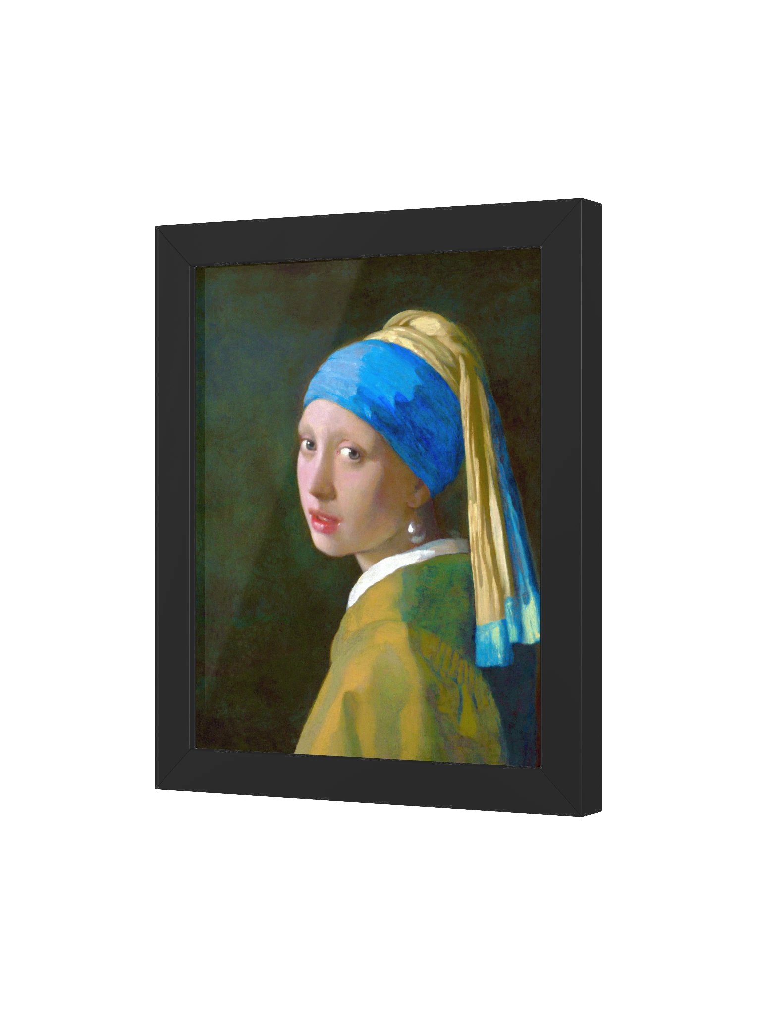 Girl with a Pearl Earring — Small Framed Matte Poster product image (7)