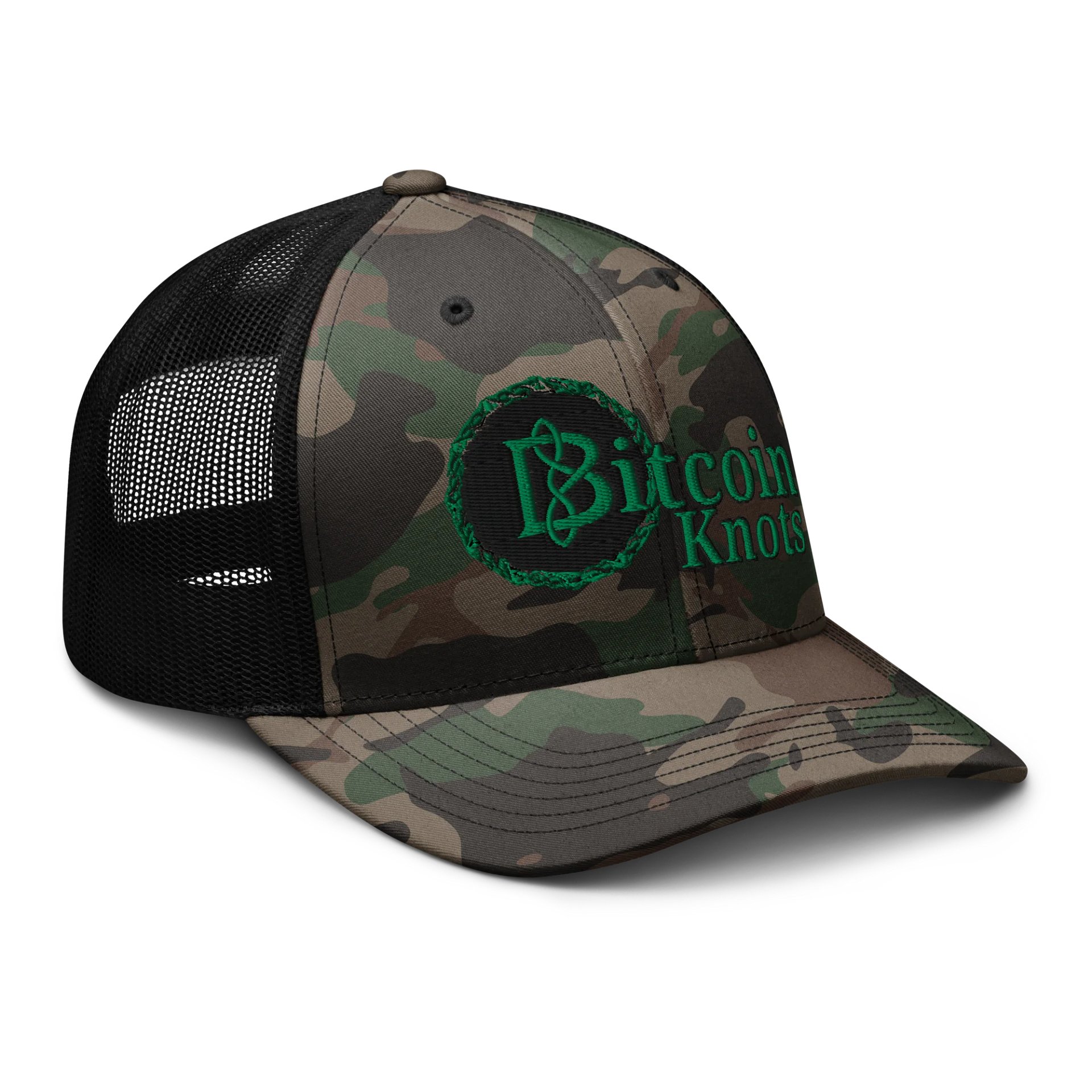 Bitcoin Knots Camo Hat product image (3)