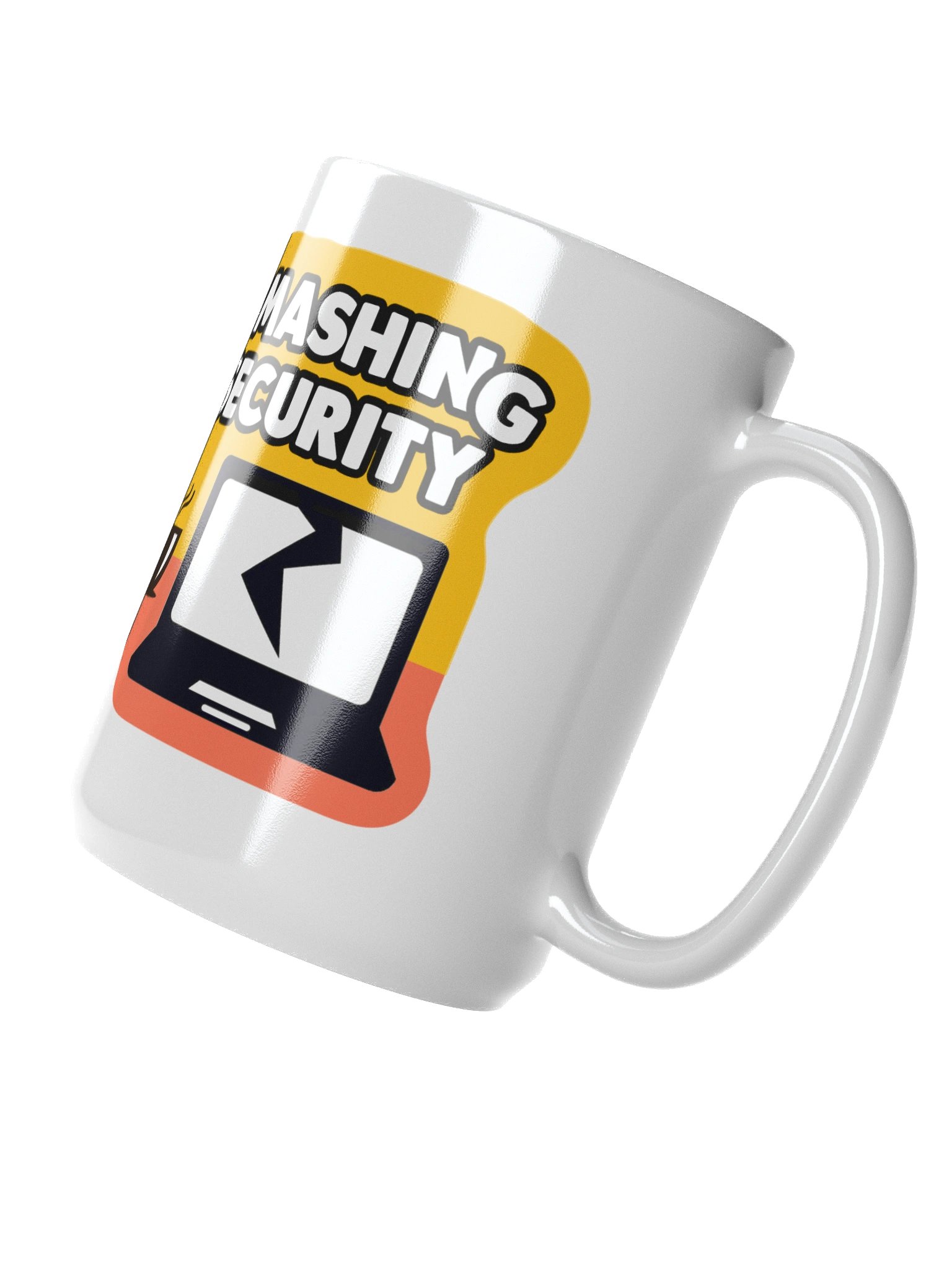 Smashing Security old-school logo mug product image (3)