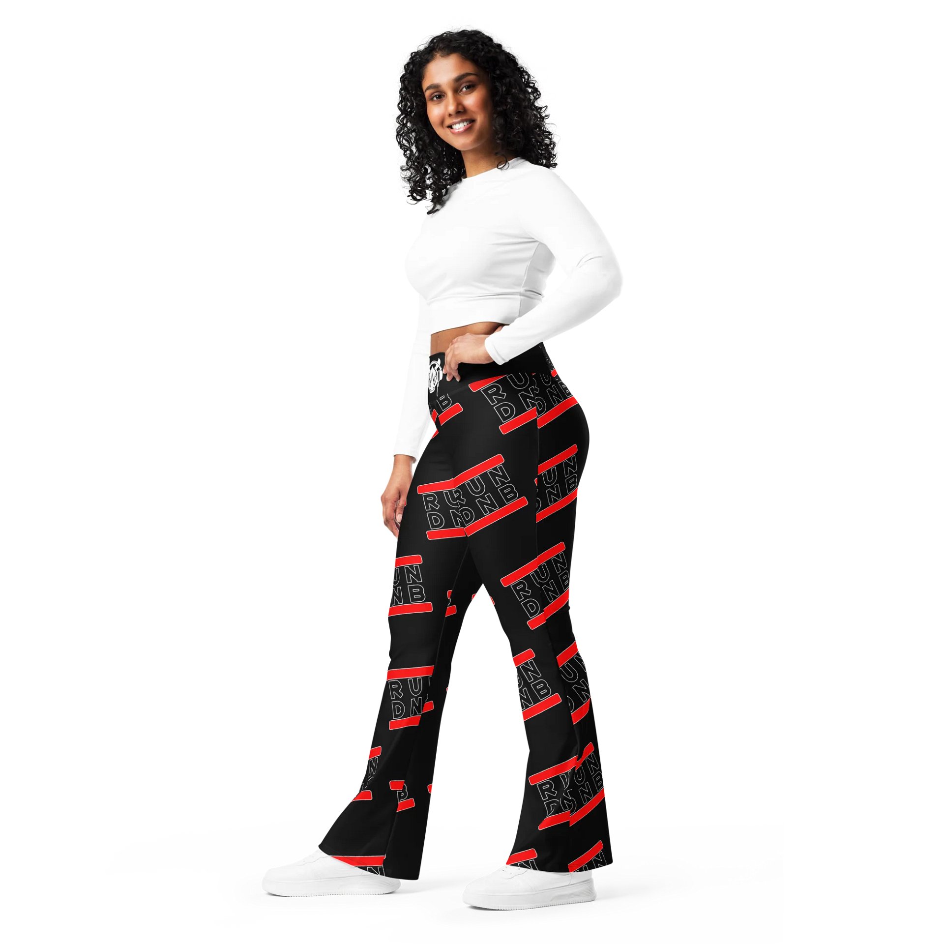 Run DNB All-Over Flare Leggings product image (9)