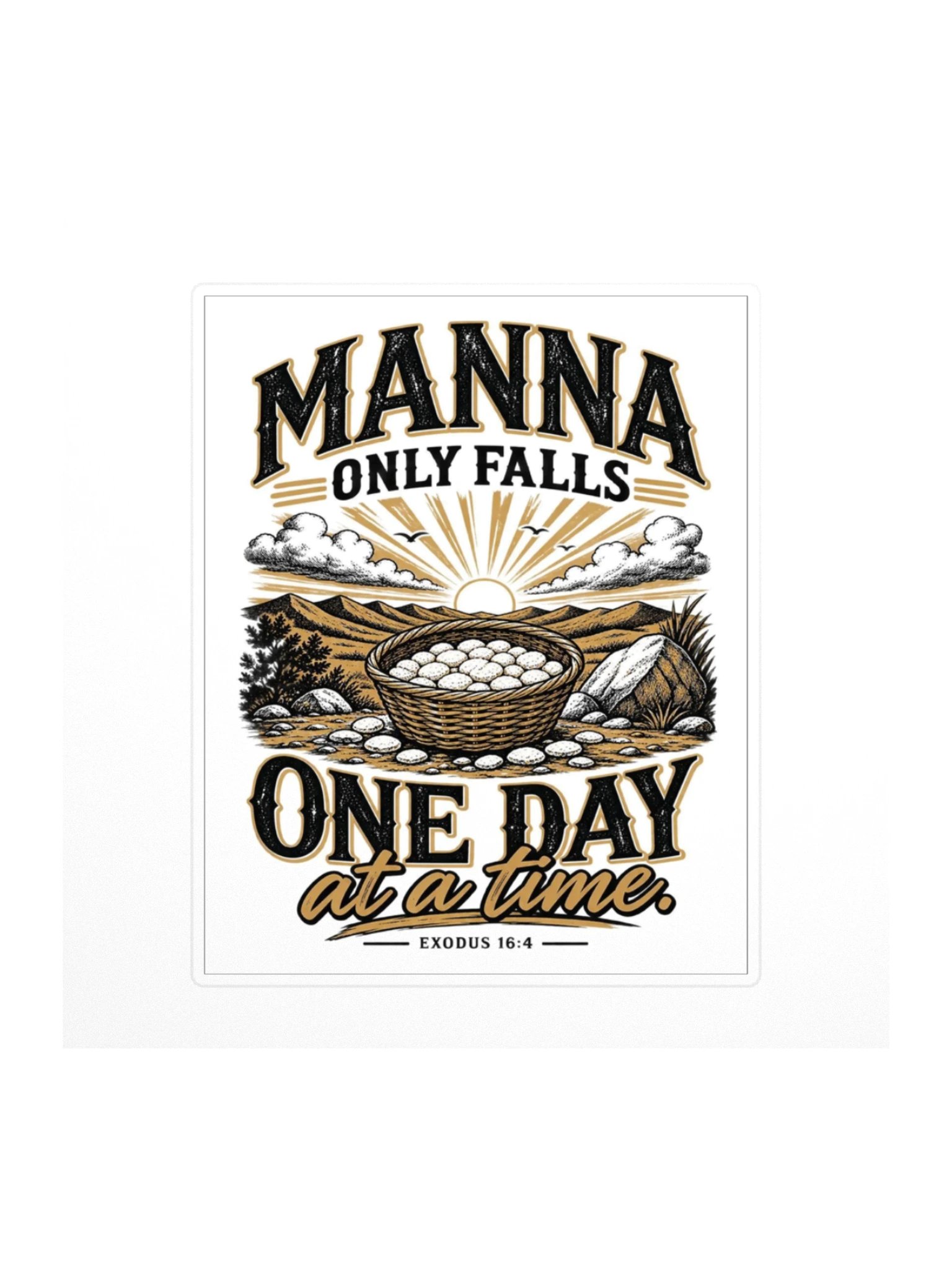 Manna Only Falls Sticker product image (1)