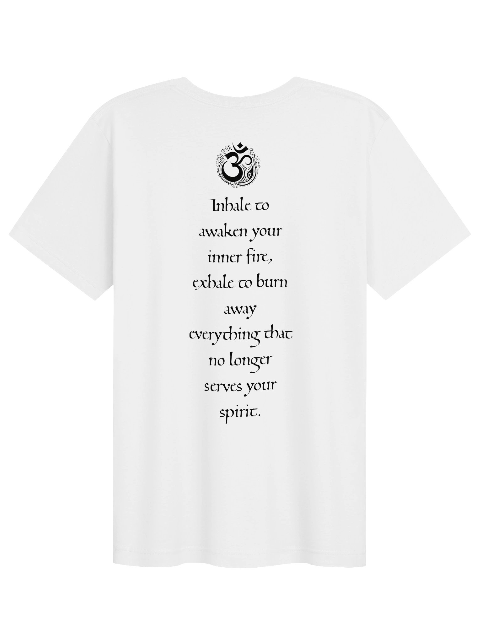 Inhale Exhale Om Meditation Floral Tee product image (2)