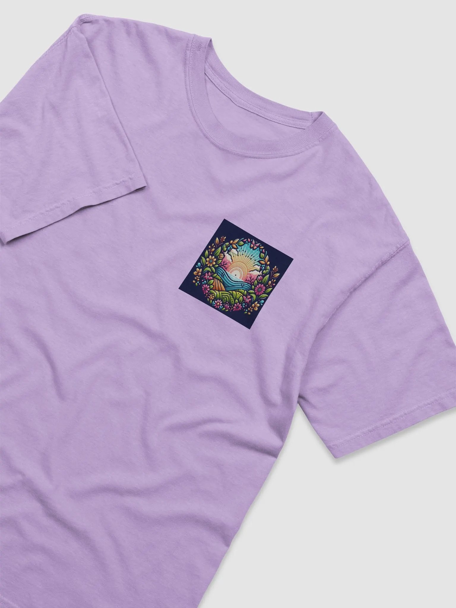 Sunrise Serenity Cotton Tee product image (26)