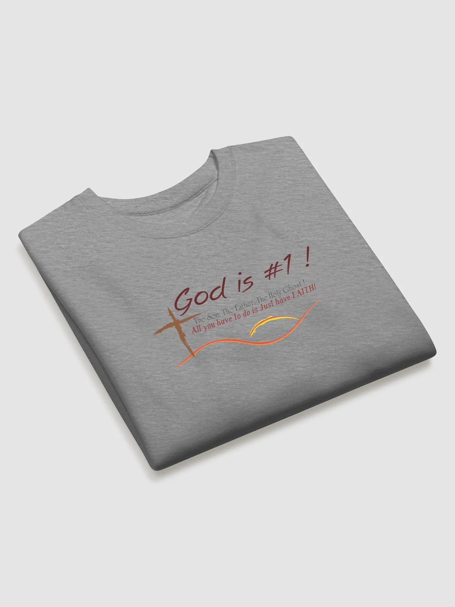 God is#1 long sleeve product image (3)