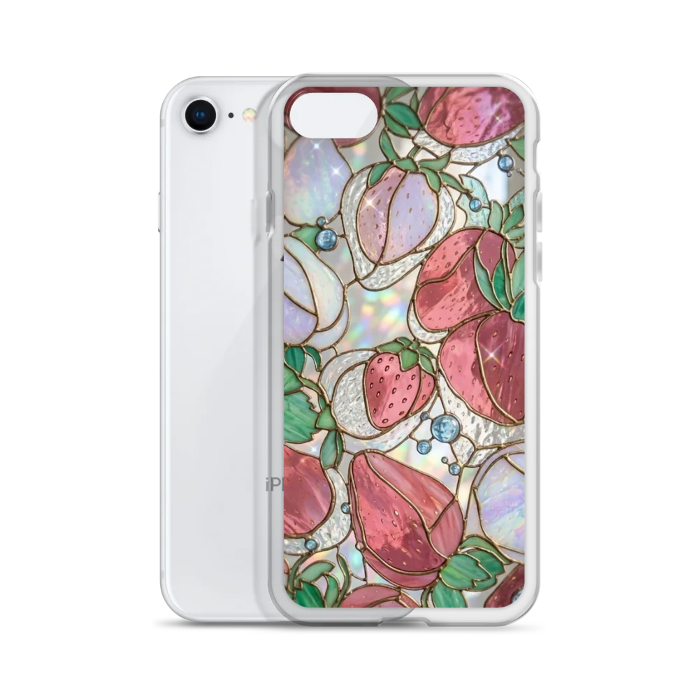 Iridescent Strawberry Bloom iPhone Case product image (55)