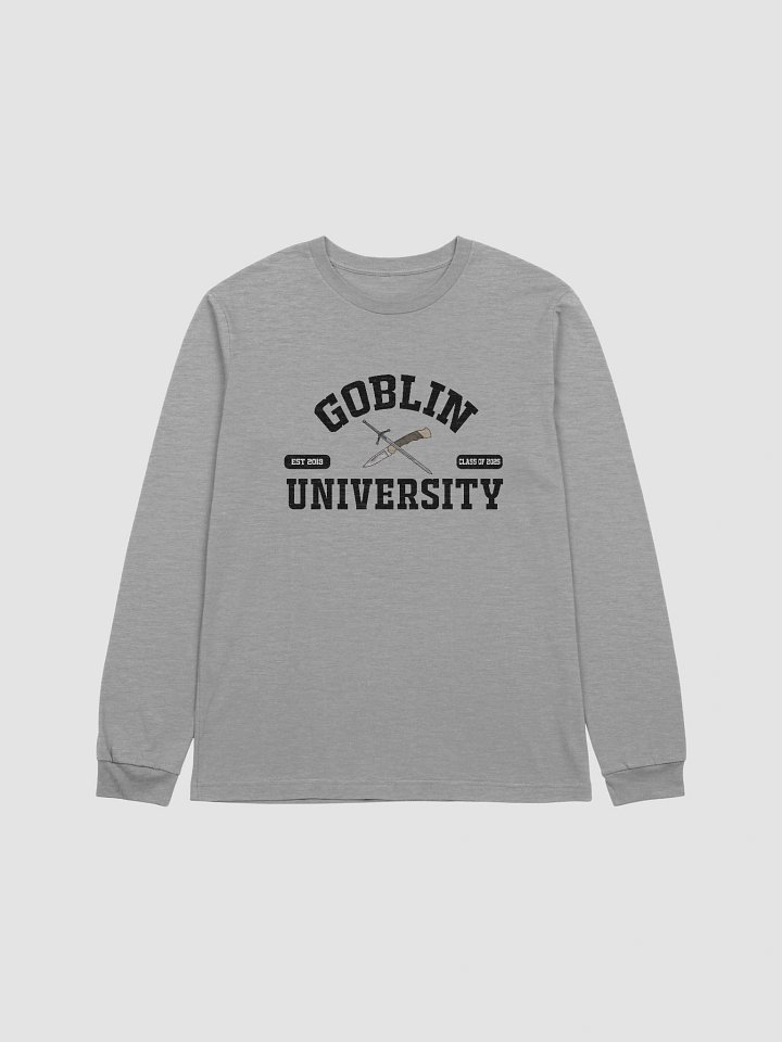Goblin University Long Sleeve Black product image (4)