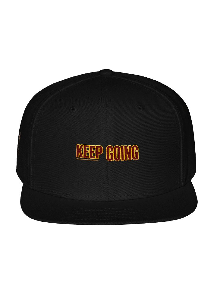 'Keep Going' Embroidered Otto Snapback Hat | Premium Wool Blend Cap product image (1)