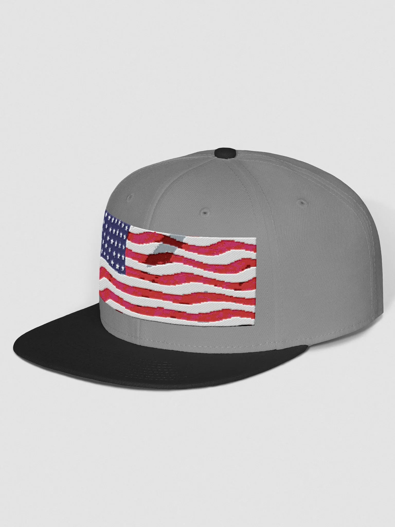 Pixel Patriot Snapback Cap product image (2)