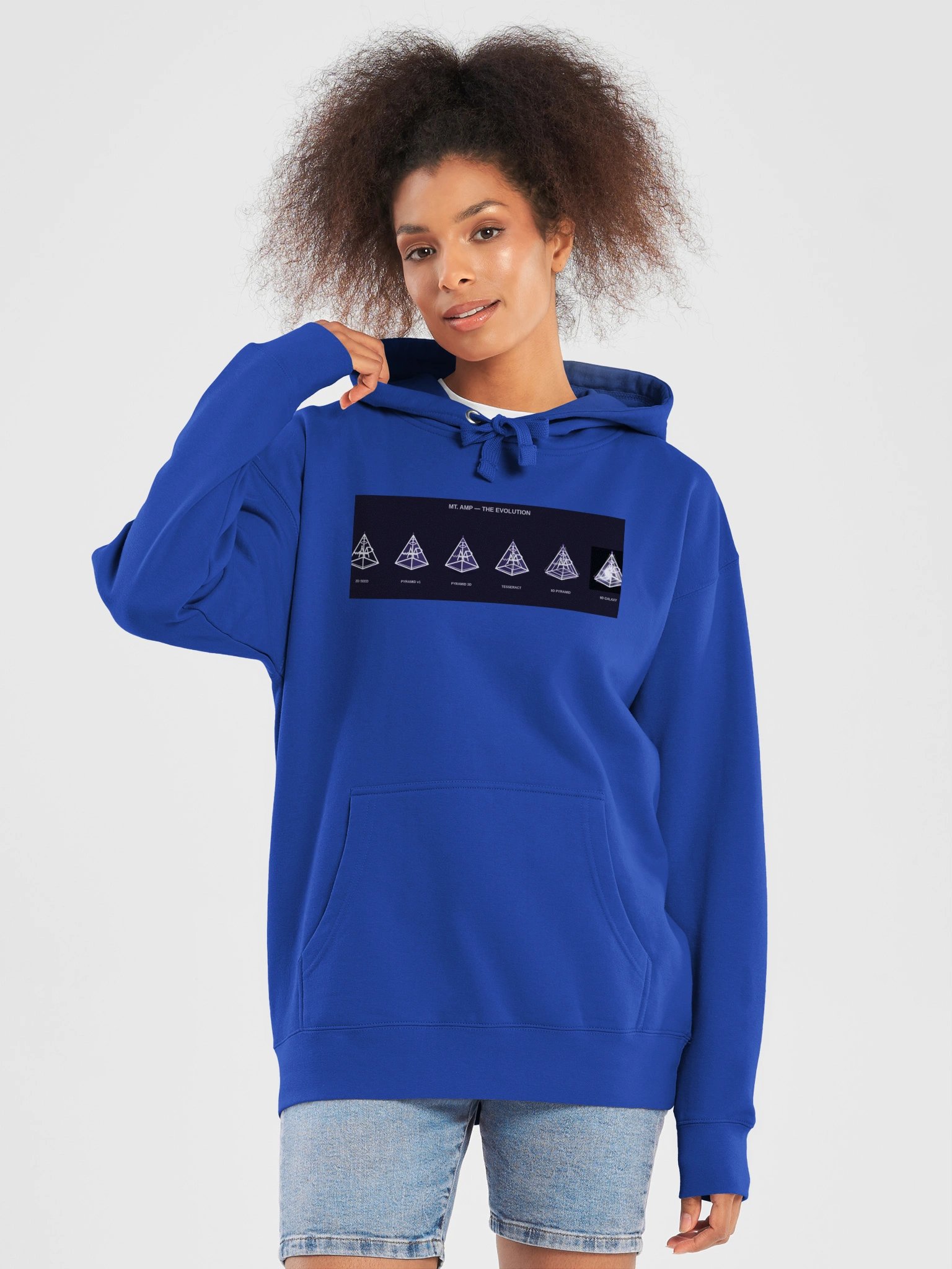 Mt. AMP — The Evolution Hoodie — Blue product image (5)