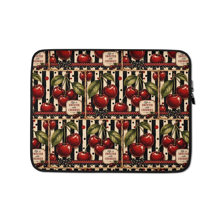 Chic Cherry - Life Is Sweeter Cherry Laptop Sleeve product image (1)