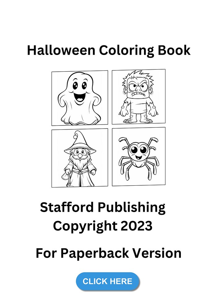 Halloween Coloring Book Printable Version product image (1)