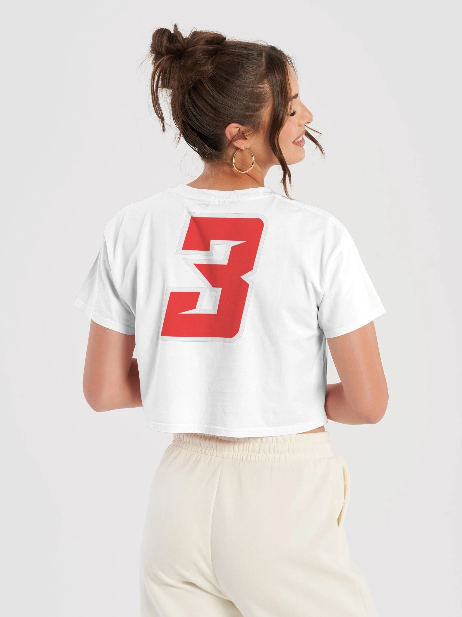 Cyber Tiger - Red Fury Crop Top product image (6)