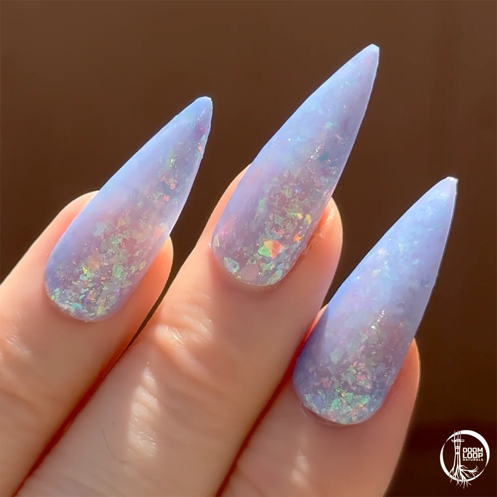 THIS FUTURE THEY FEAR - Luminous Blue Jelly Flakie Nail Polish product image (6)