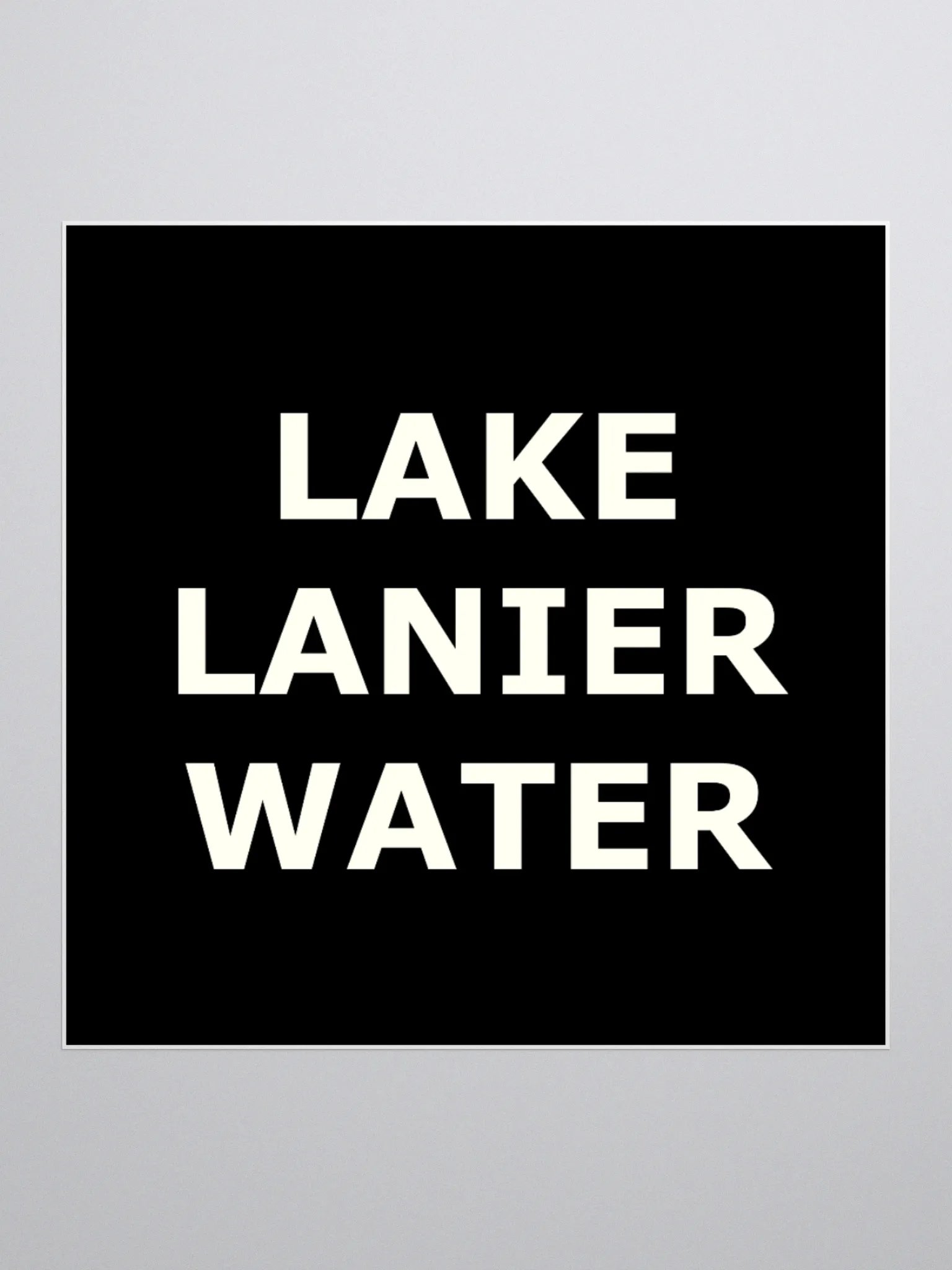 LAKE LANIER WATER STICKER product image (2)