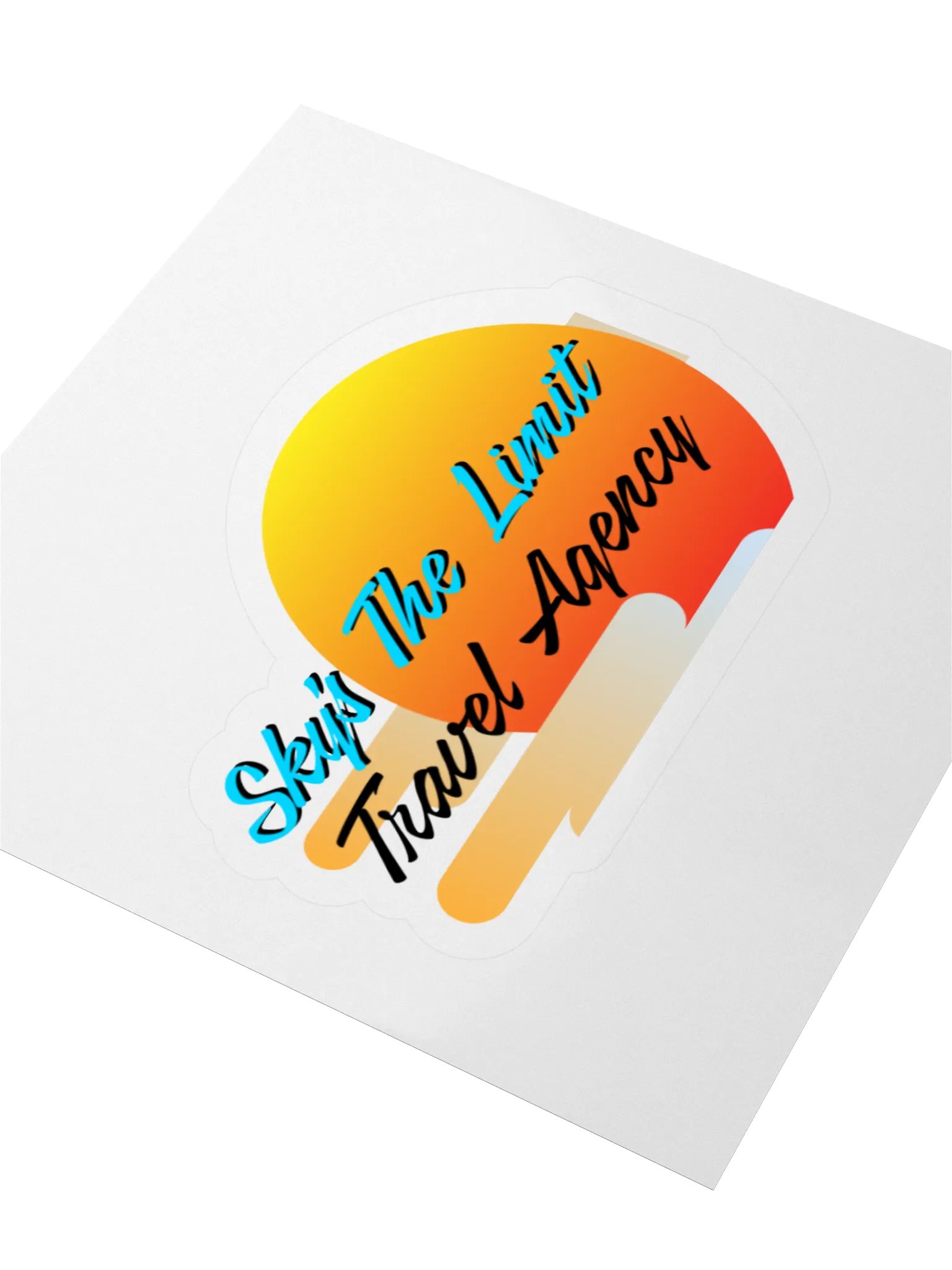 Sky's The Limit Travel Agency Sticker product image (3)