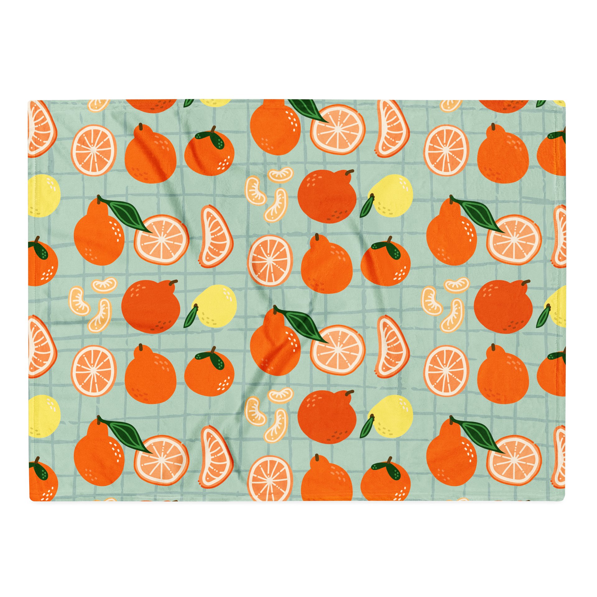 Oranges Soft Picnic Blanket product image (3)