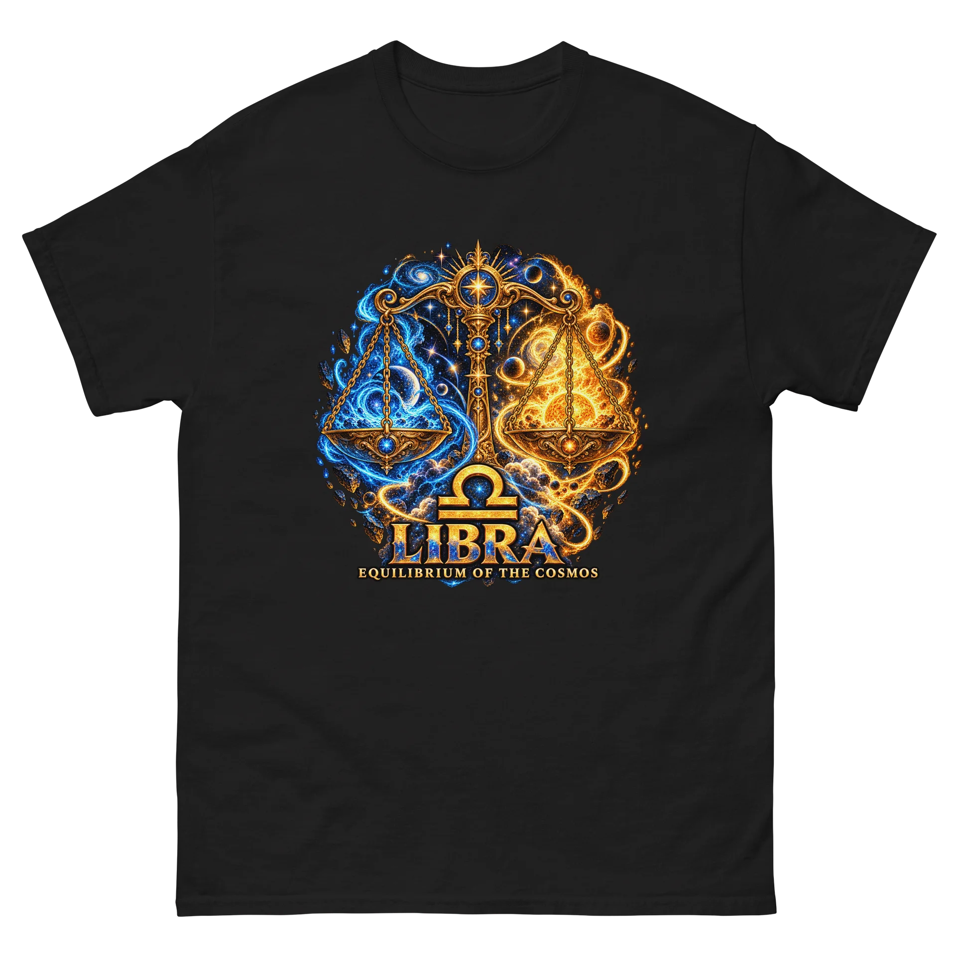 Equilibrium of the Cosmos — Libra Zodiac Tee product image (2)