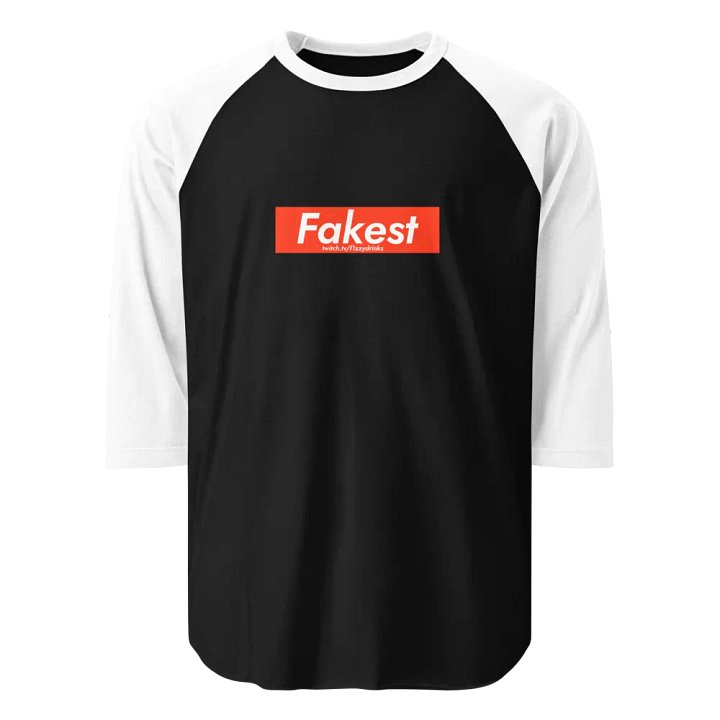 Chad The Realest - Fakest Graphic Raglan Tee product image (1)