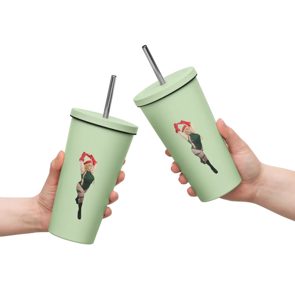 Cammy Insulated Tumbler w/ Straw product image (8)