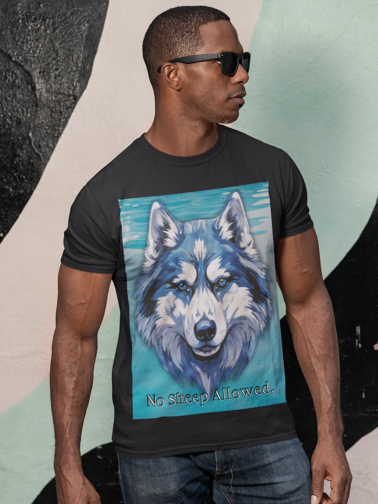Never the Prey Wolf Graphic Tee product image (5)
