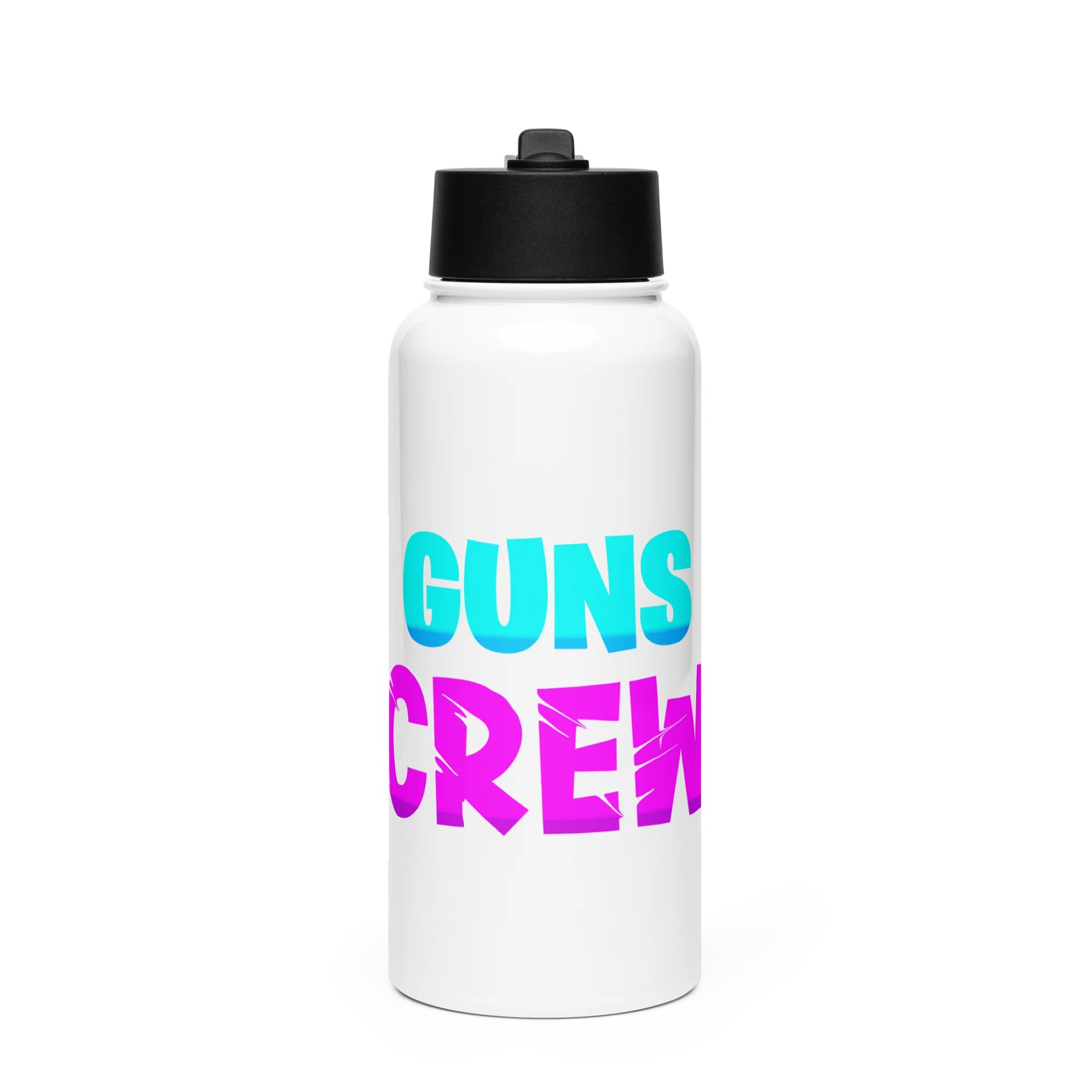 GunsCrew Stainless Steel Water Bottle with a Straw Lid product image (1)