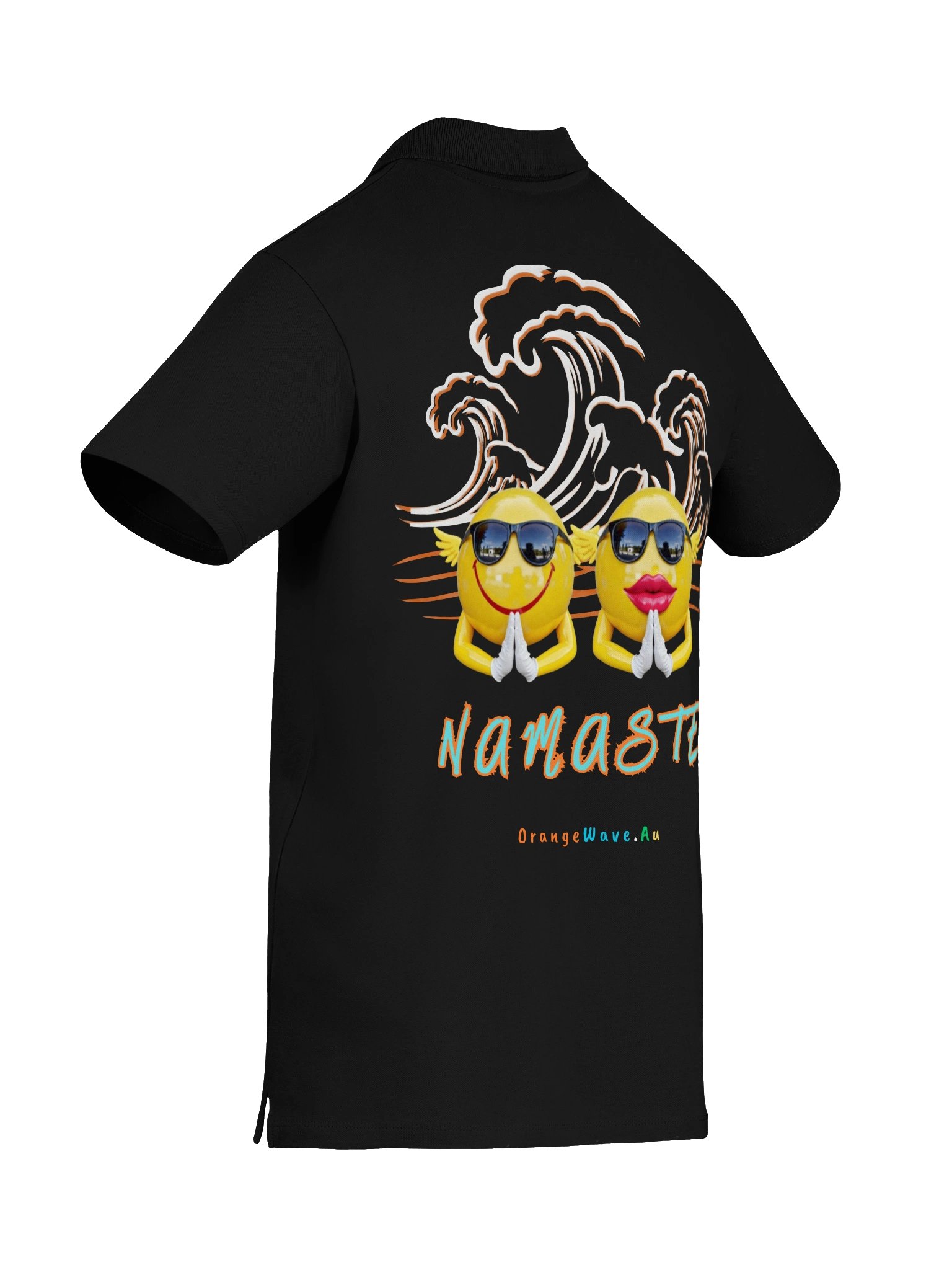 Namaste Orange Wave Polo product image (8)