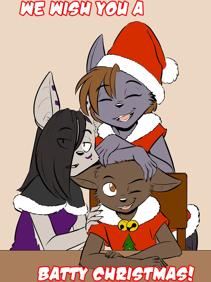Batty Christmas - Christmas card product image (1)