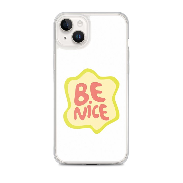 Be Nice Yellow Badge MagSafe iPhone Case product image (1)