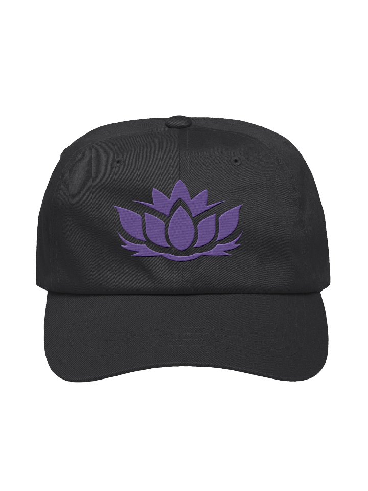 RNTV Purple Lotus Embroidered Dad Hat - RNTV Signature Collection product image (1)