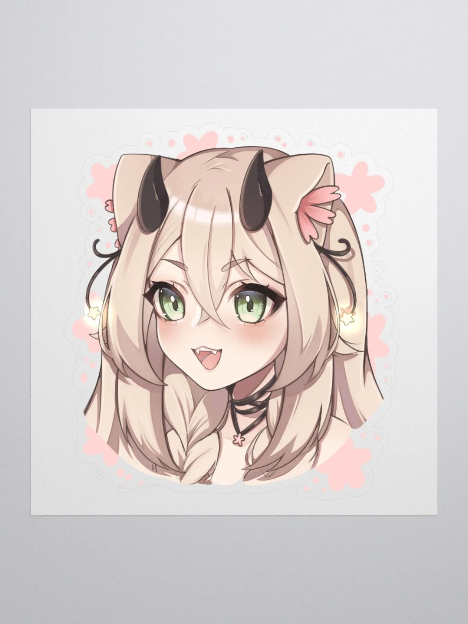 Flower Kiss Cut Sticker product image (1)