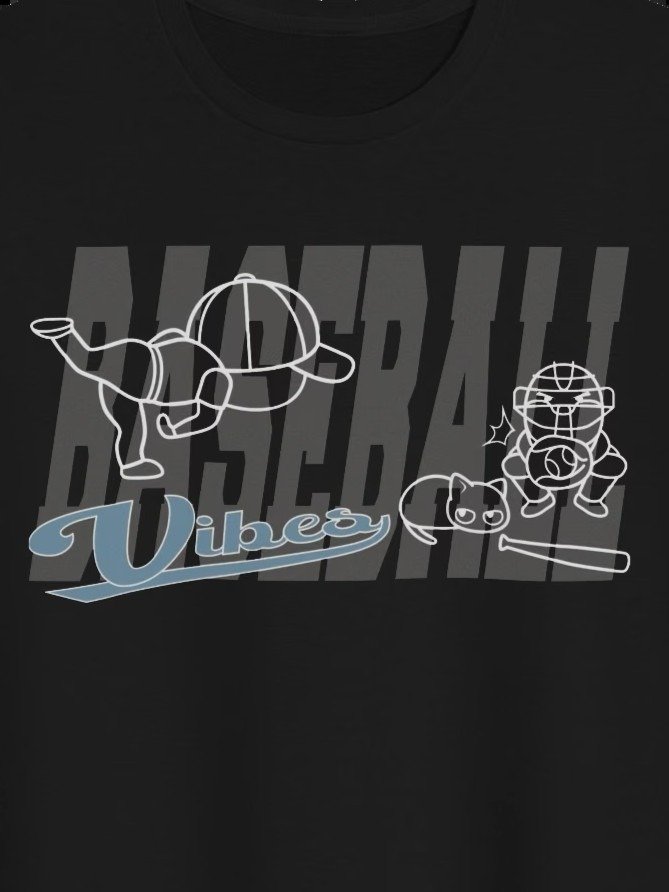 Baseball Cat (Baseball Vibes) - Unisex Youth Sweatshirt product image (1)