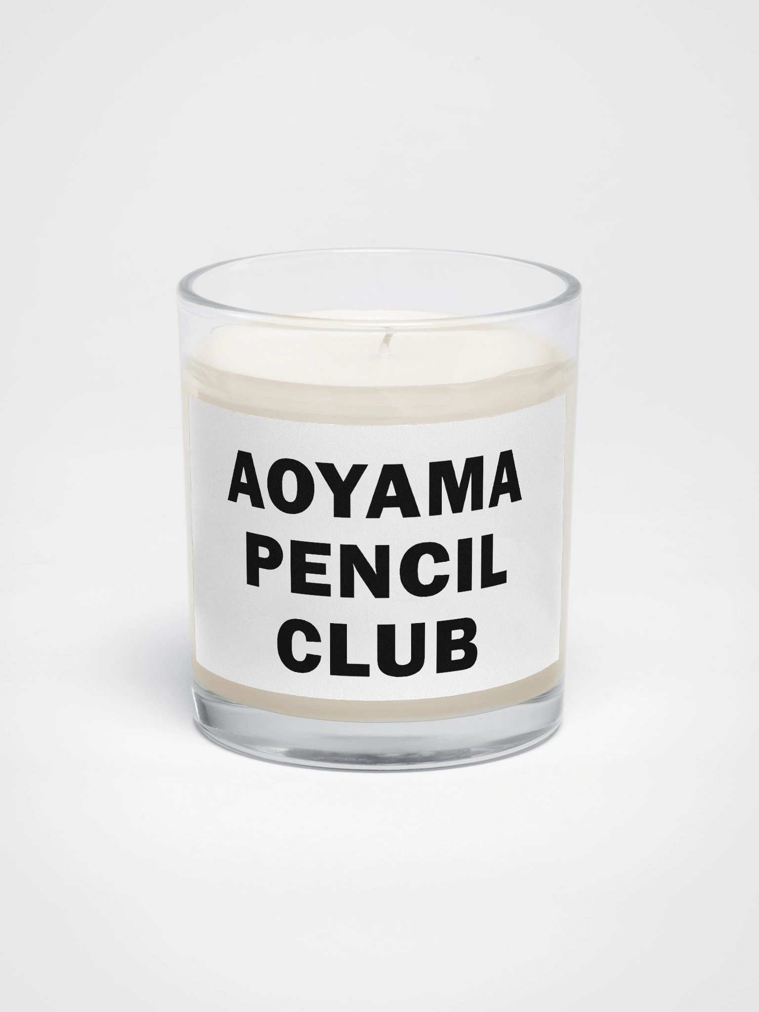Soy Wax Candle In A Clear Glass Jar product image (2)