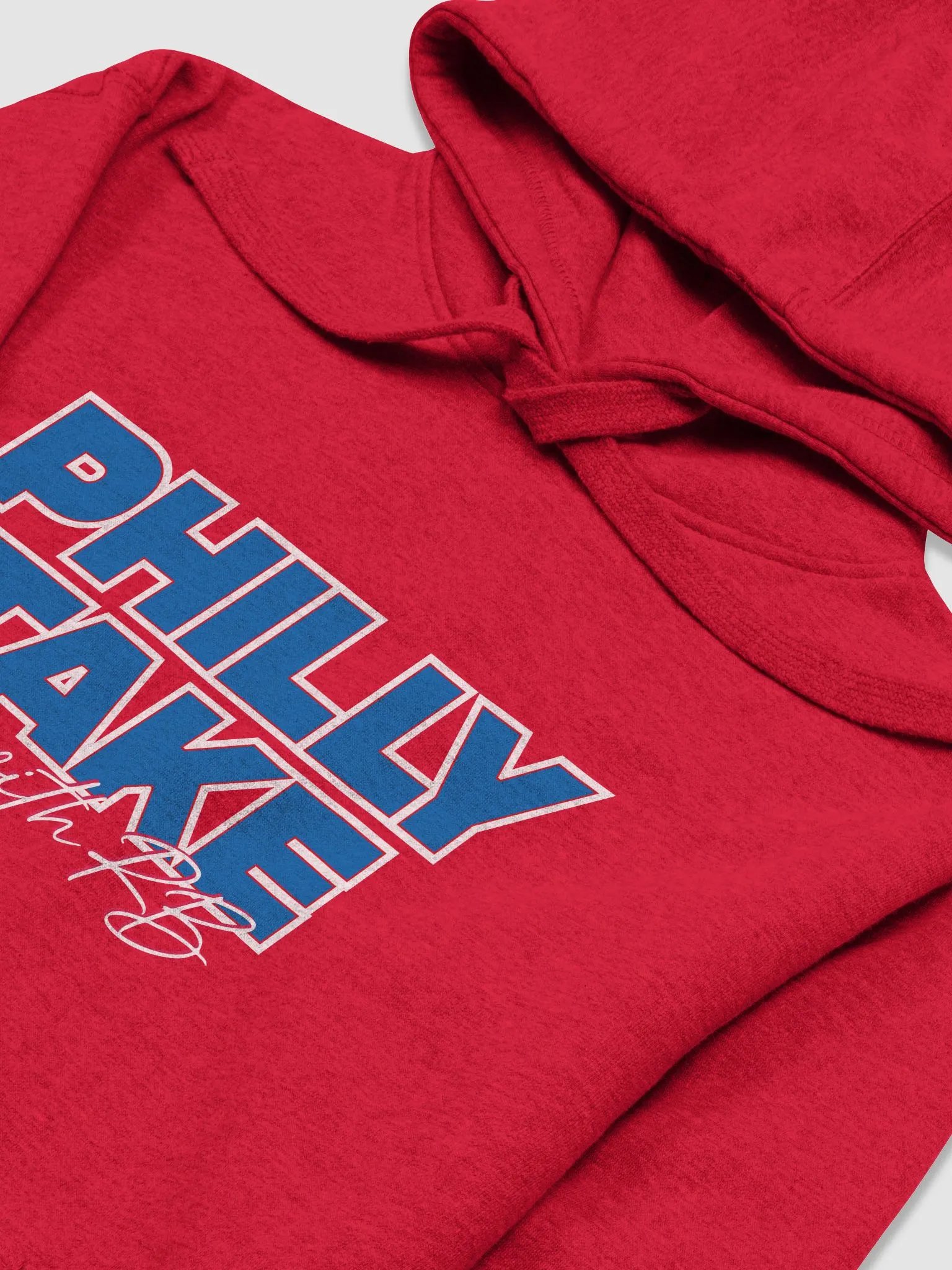 Philly Take with RB Red Hoodie product image (3)