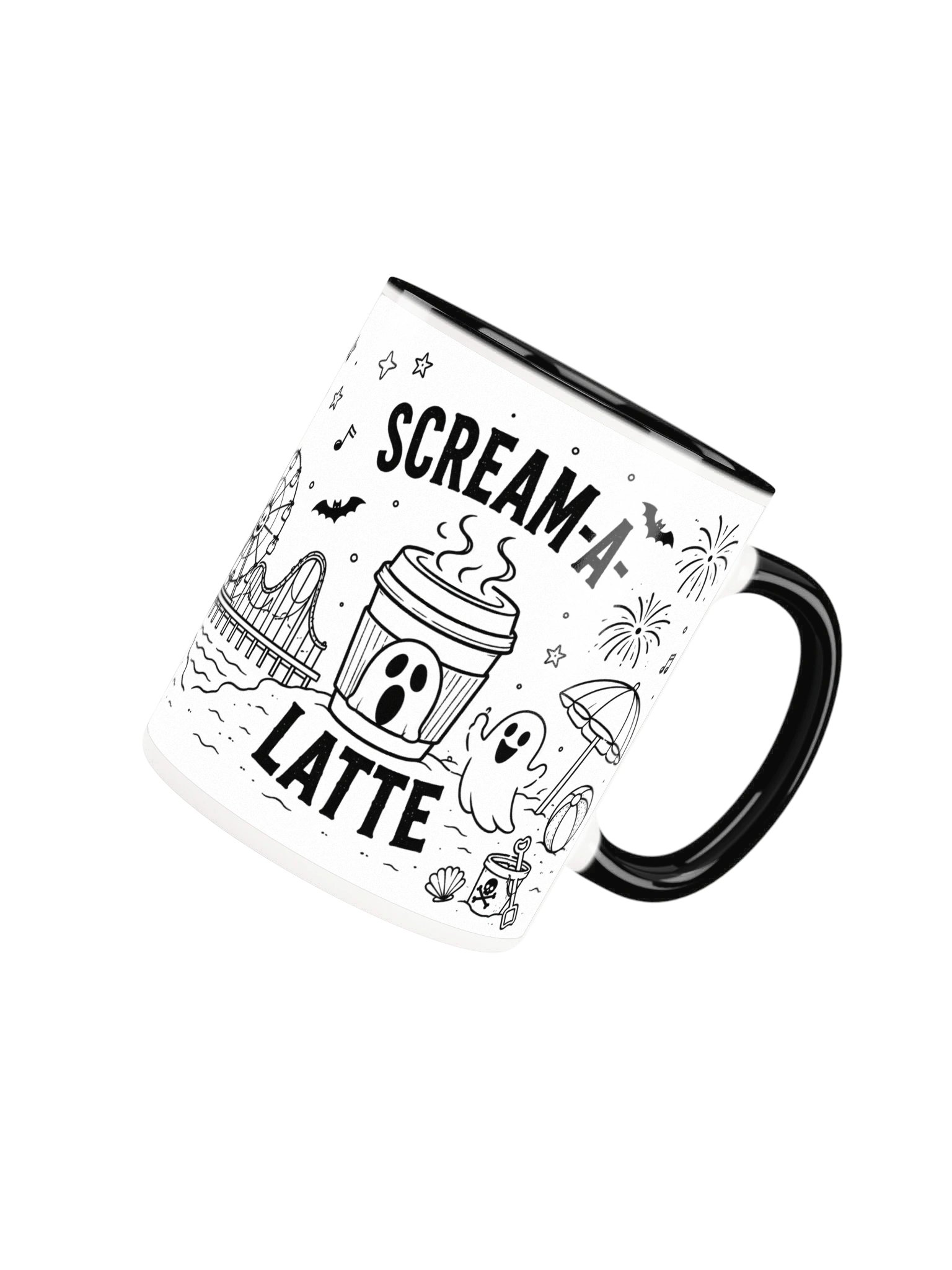 THE GHOUL FUEL / SCREAM-A-LATTE CERAMIC MUG product image (46)
