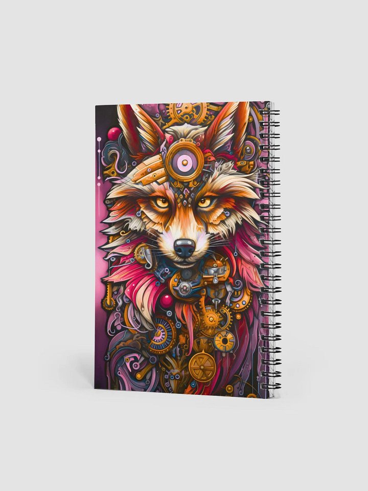 Steampunk Fox Spiral Notebook product image (2)