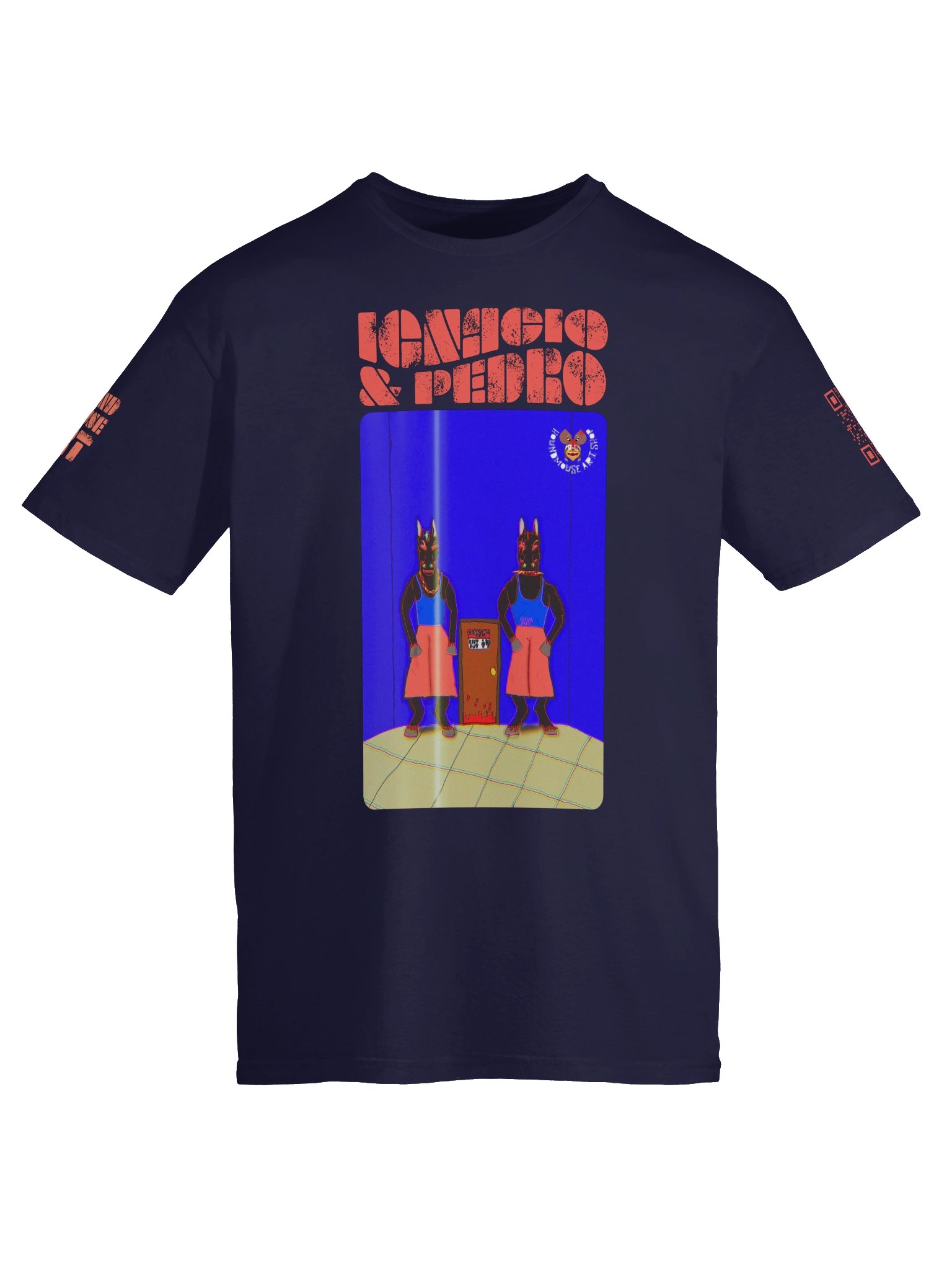 IGNACIO & PEDRO Neon Characters Graphic Tee product image (5)