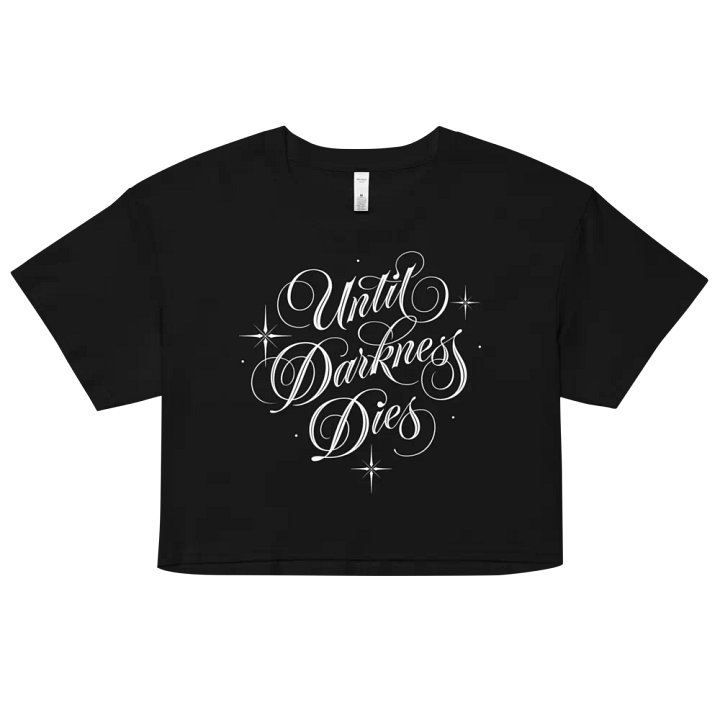 Until Darkness Dies (simple design) Women's Premium Crop Top product image (2)