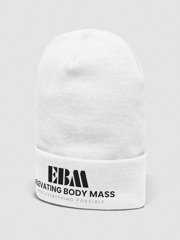 EBM Beanie (Black Logo) product image (2)