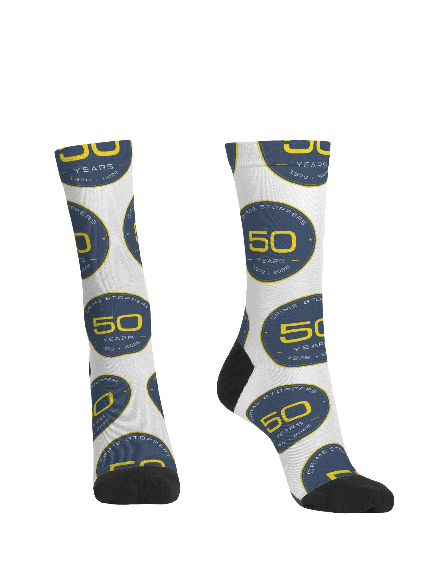 Crime Stoppers 50th Anniversary Crew Socks product image (2)