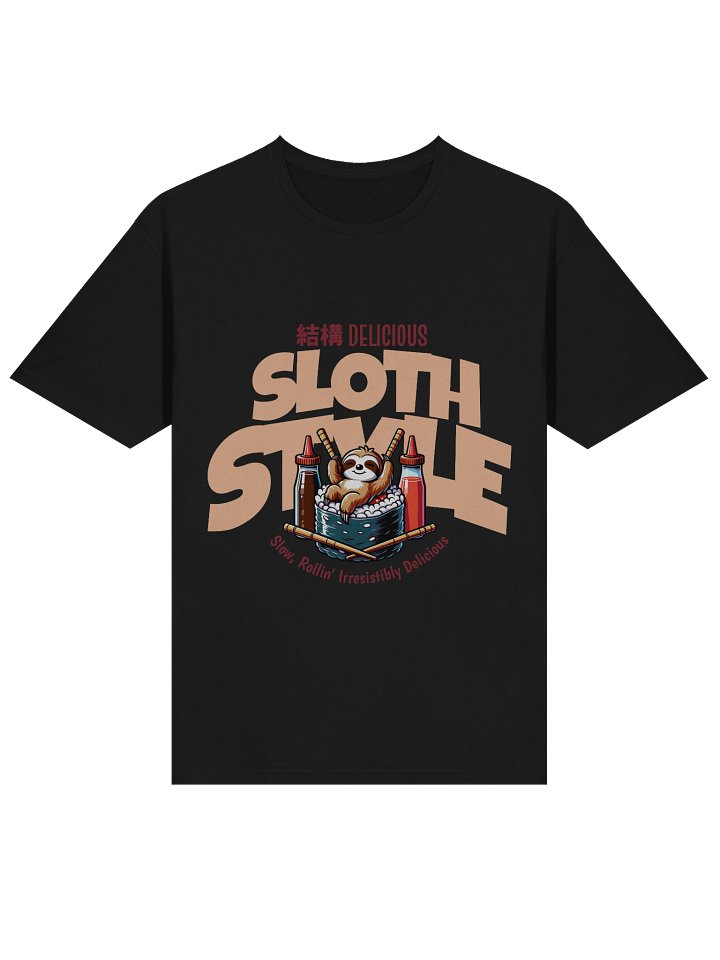 Sloth Style Sushi T-Shirt - Gildan Softstyle product image (2)